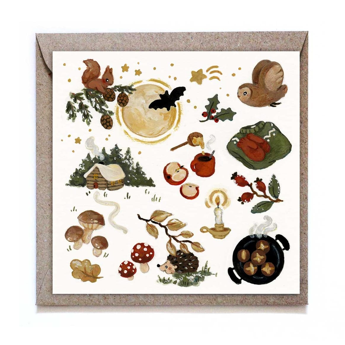 HOME IN THE WOODS | CARD